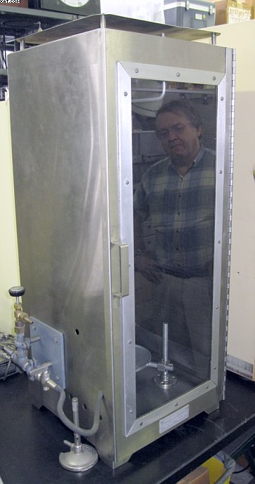 U.S. TESTING Model 7635-A vertical Flammability Tester,
